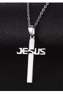Кулон крест "Jesus"