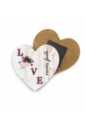 Декоративний дерев'яний магніт «Love»
