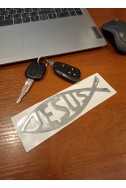 Автоэмблема "Рыбка Jesus"