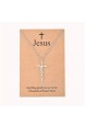 Кулон крест "Jesus"