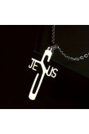 Кулон крест "Jesus"