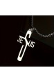 Кулон крест "Jesus"